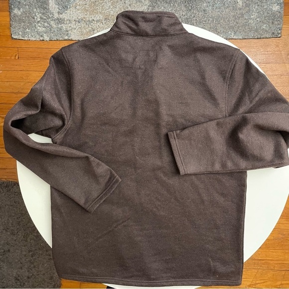 PrAna Men’s Brookland 1/4 Zip Sweater Pumpernickel Brown Size Large New - Picture 5 of 10